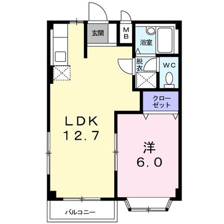 松本駅 バス21分  三才山線　岡田出張所前下車：停歩7分 1階の物件間取画像